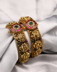 SILVER TRADITIONAL KUNDAN BANGLES