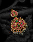 GULABI EMERALD JADAU PENDANT