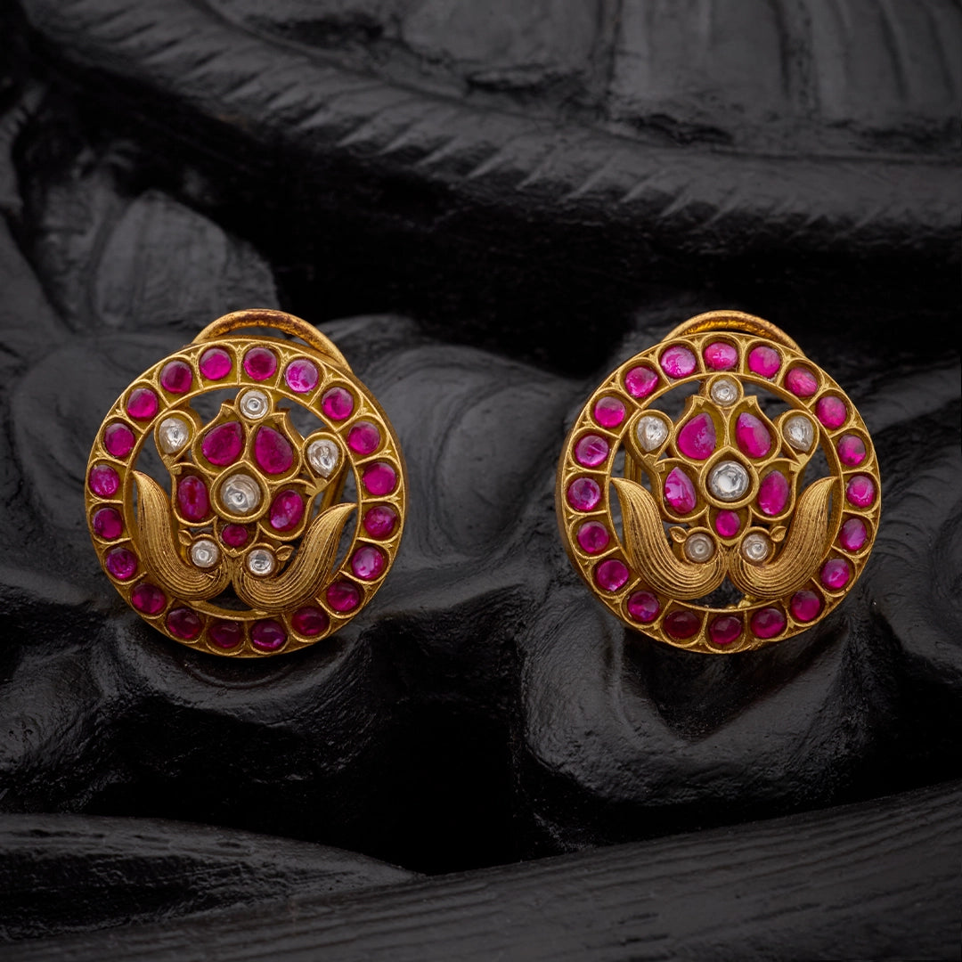 RUBY ANTIQUE STUDS