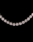 SILVER TRENDY PARTY WEAR NECKLACE