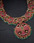 KUNDAN GANDABERUNDA NECKLACE