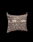 SILVER OXIDIZED CLUTCH