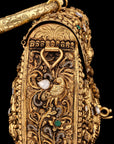 ANTIQUE PEACOCK ROYALE CLUTCH