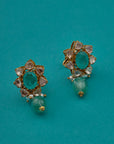 EMERAILD POLKI HASLI NECKLACE SET