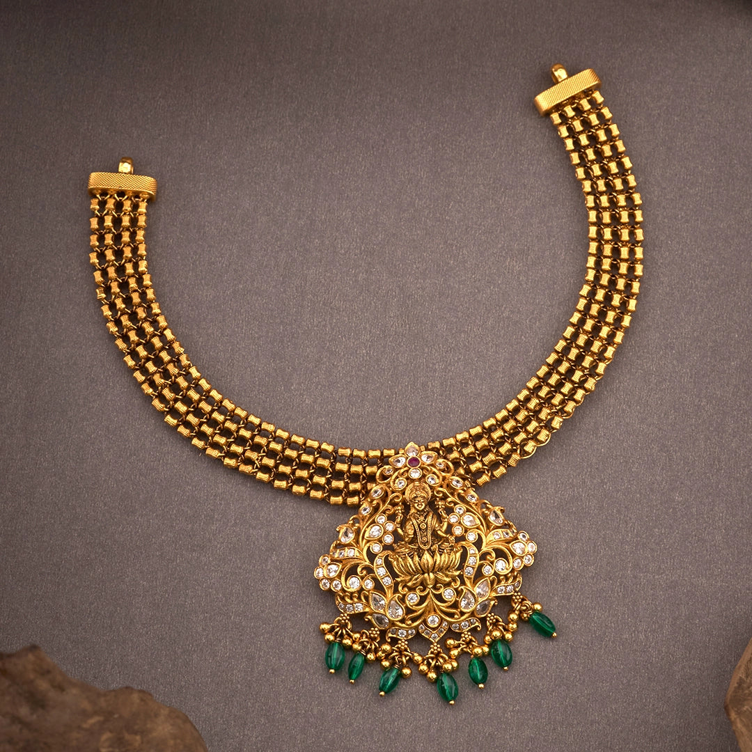 LAKSHMI LOTUS HERITAGE NECKLACE