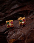 MINIMAL FLORAL STUDS