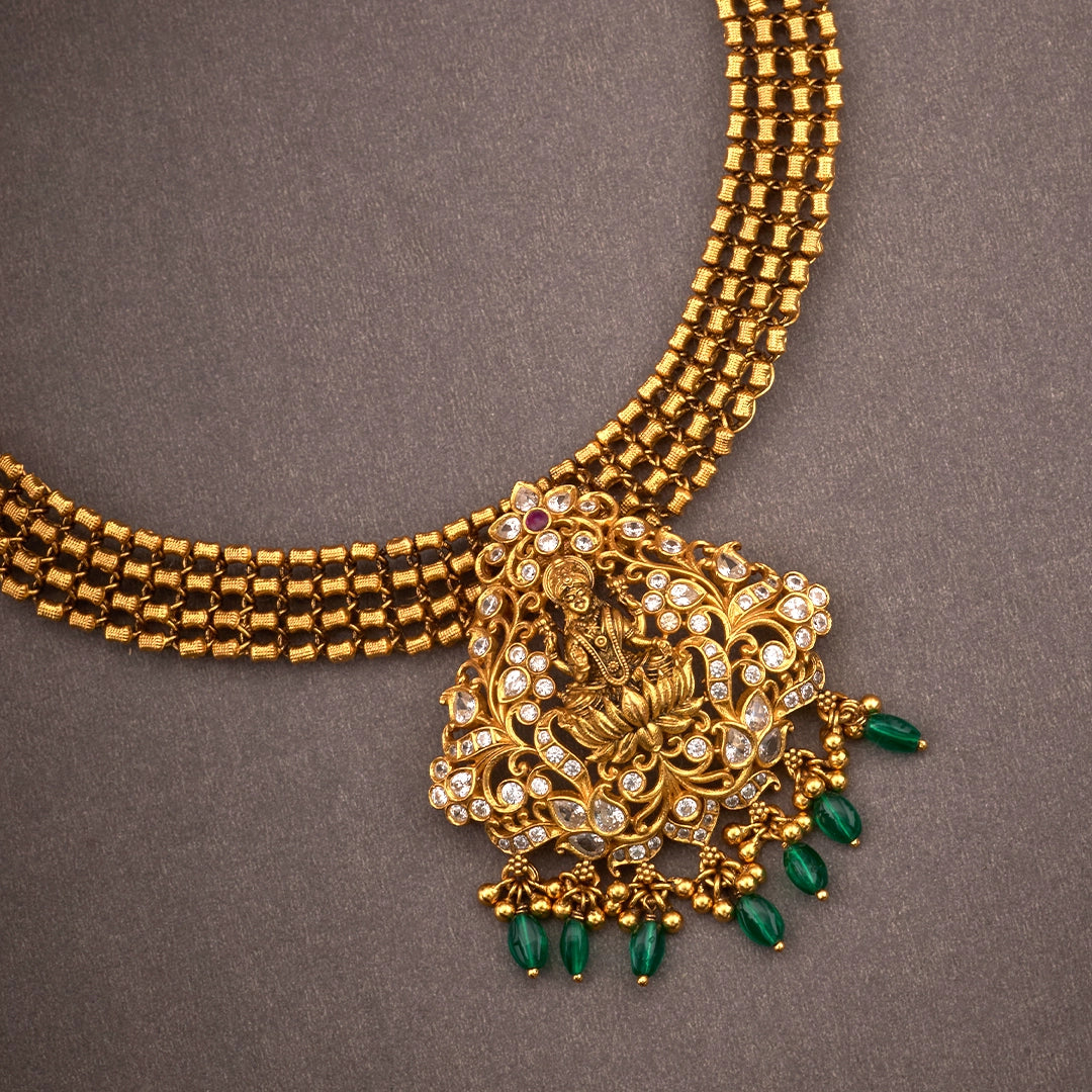 LAKSHMI LOTUS HERITAGE NECKLACE