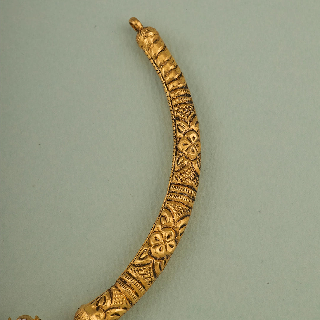 PEACOCK NAKSHI KANTI NECKLACE
