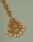 RADHA KRISHNA ANTIQUE MAANG TIKKA