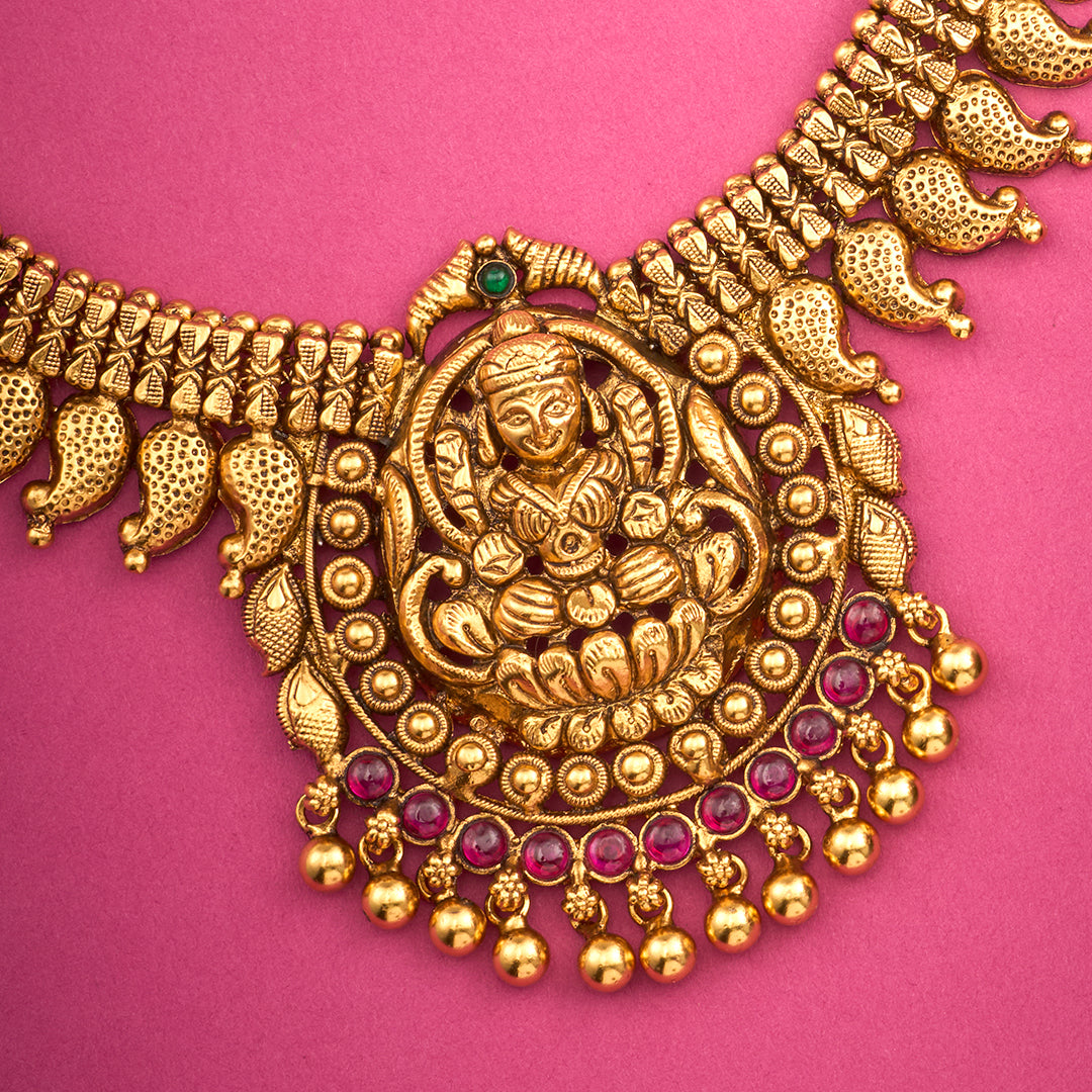 LAKSHMI MANGO SHORT NECKLACE