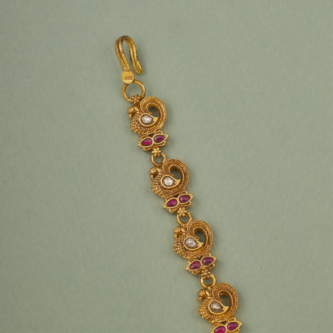 RADHA KRISHNA ANTIQUE MAANG TIKKA