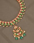 ROYAL EMERALD KEMP NECKLACE