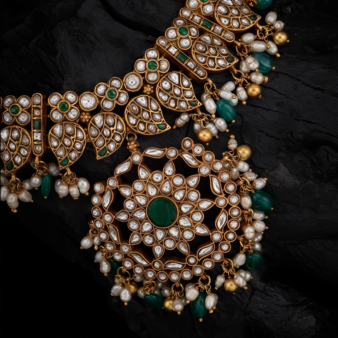 KUNDAN CHANDRIKA GRAND NECKLACE