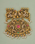 ANTIQUE PEACOCK HERITAGE PENDANT