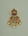 ANTIQUE PEACOCK PEARL EARRINGS