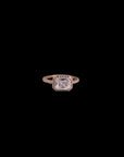 SILVER ROSE GOLD FANCY RING