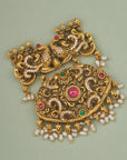 ANTIQUE PEACOCK HERITAGE PENDANT