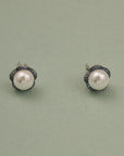 PEARL BLUE STONE PENDANT SET