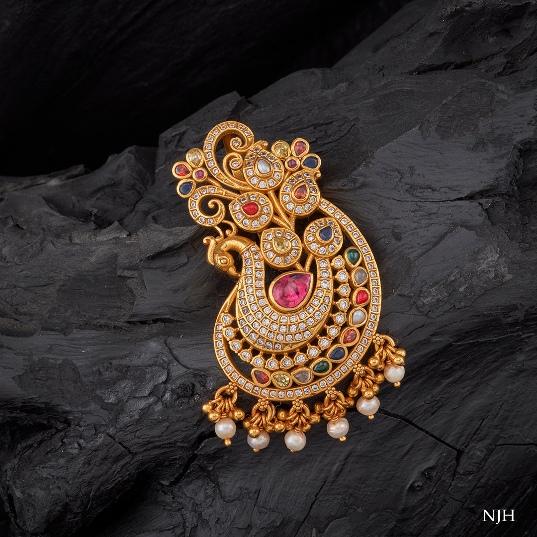 COLORFULL PEACOCK PENDANT