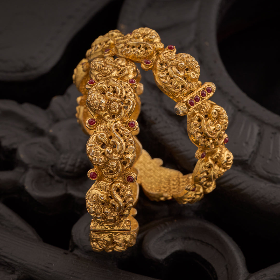 BRIDAL ANTIQUE TEMPLE BANGLES
