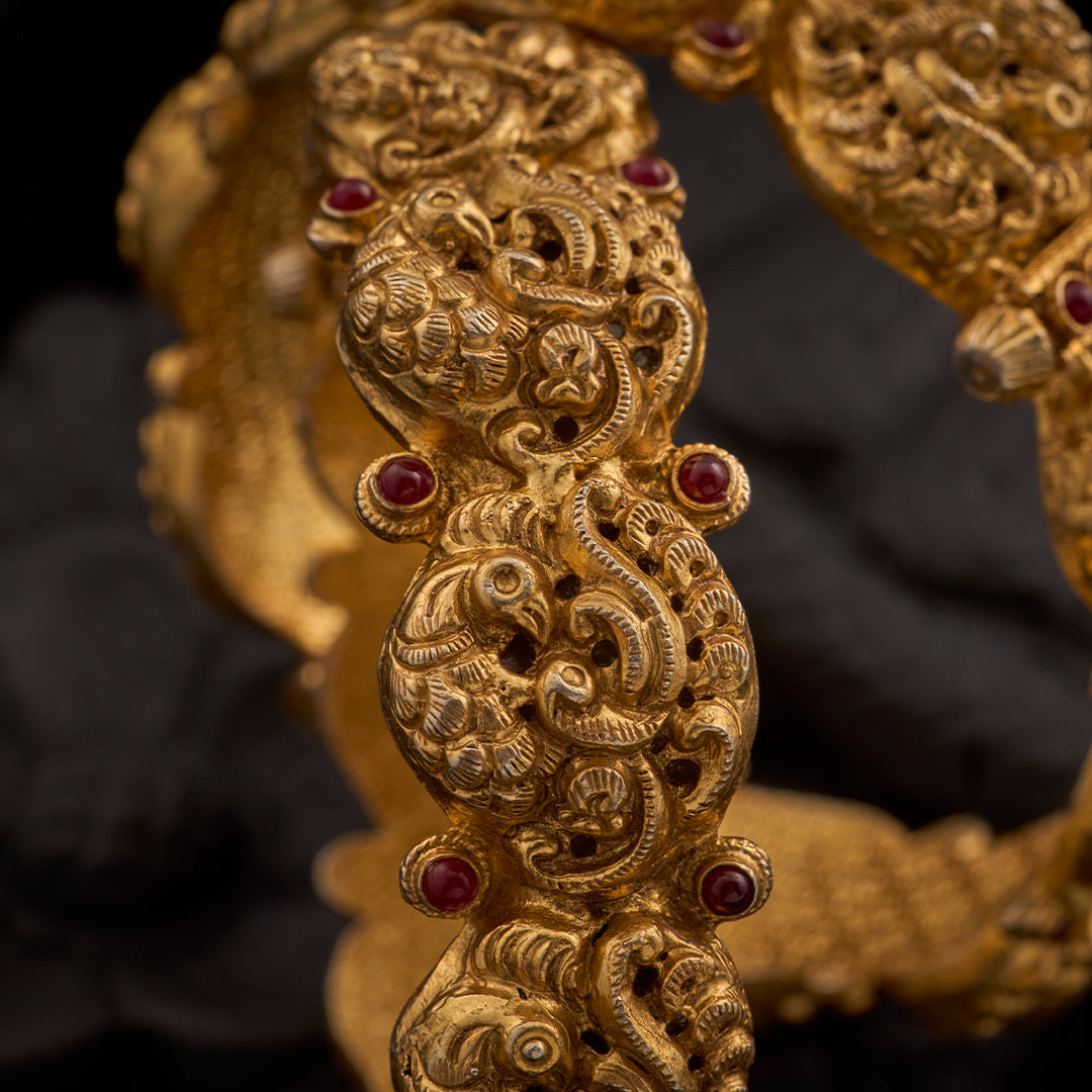 BRIDAL ANTIQUE TEMPLE BANGLES
