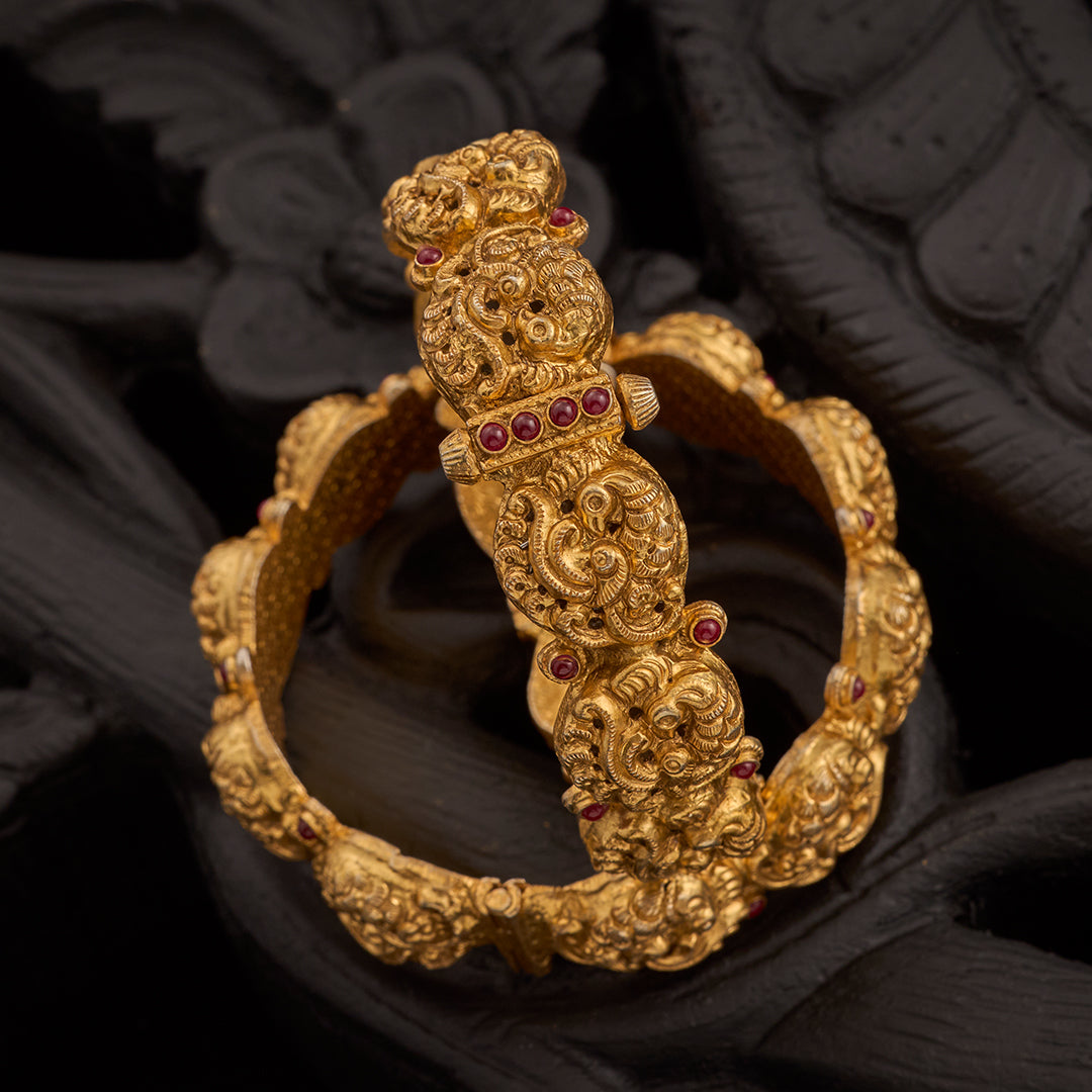 BRIDAL ANTIQUE TEMPLE BANGLES