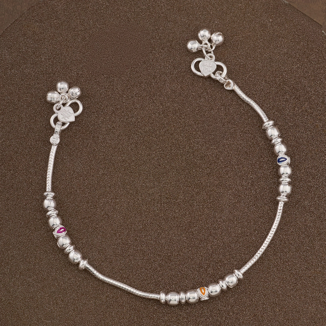 MULTICOLOR CHARM ANKLET