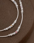 MULTICOLOR CHARM ANKLET