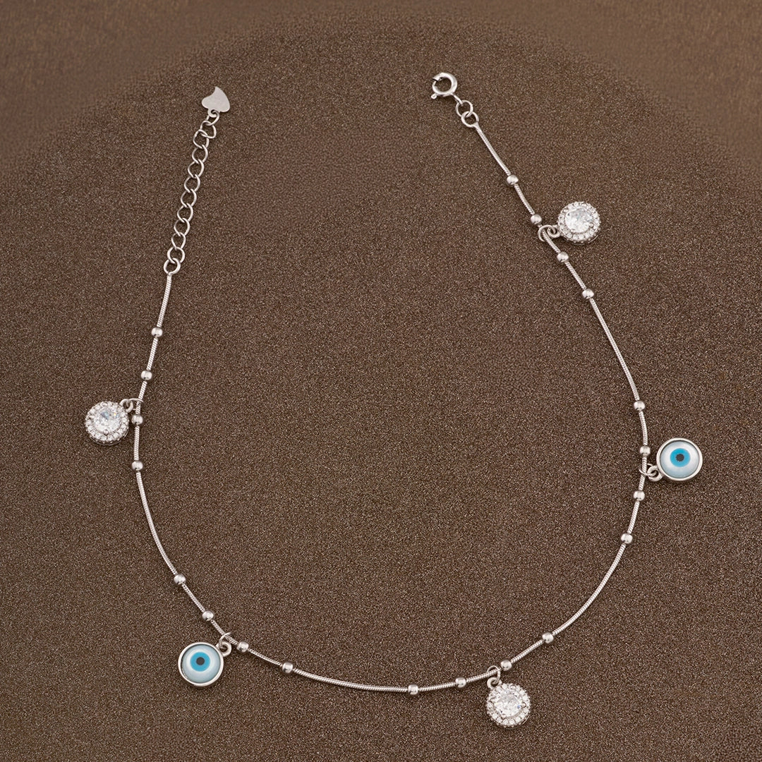 BLUE BLESS EVIL EYE ANKLET