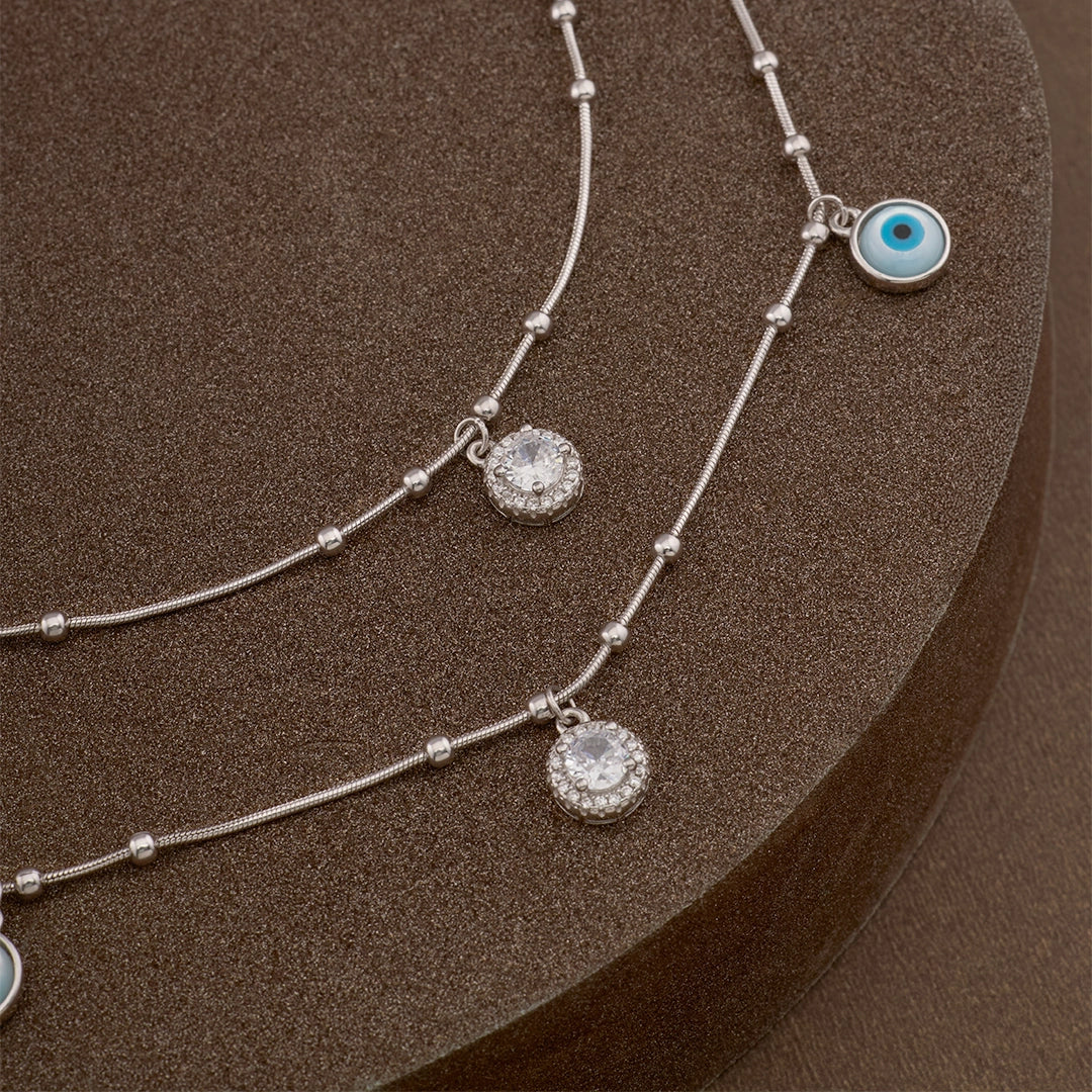 BLUE BLESS EVIL EYE ANKLET