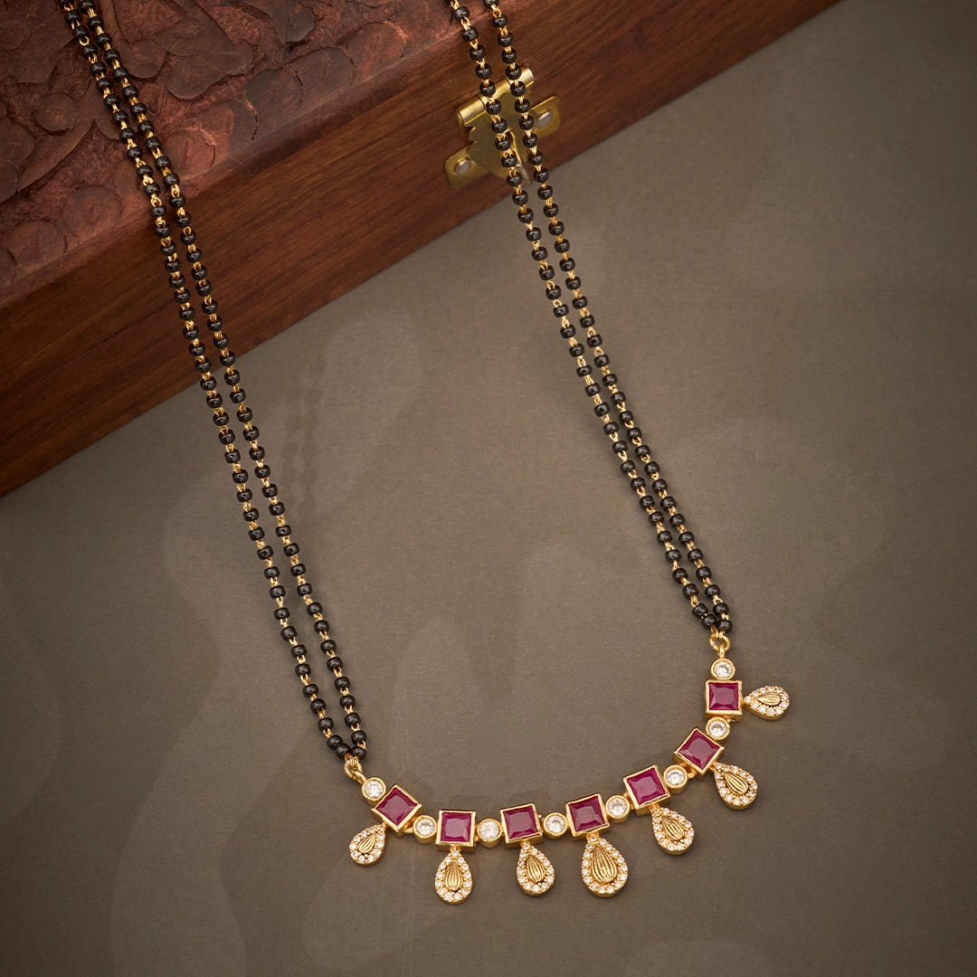 TRADITIONAL RUBY MANGALSUTRA