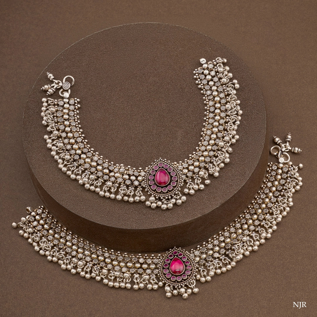 CLASSIC RUBY ANKLET