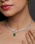 GREEN AURORA SWAROVSKI SET
