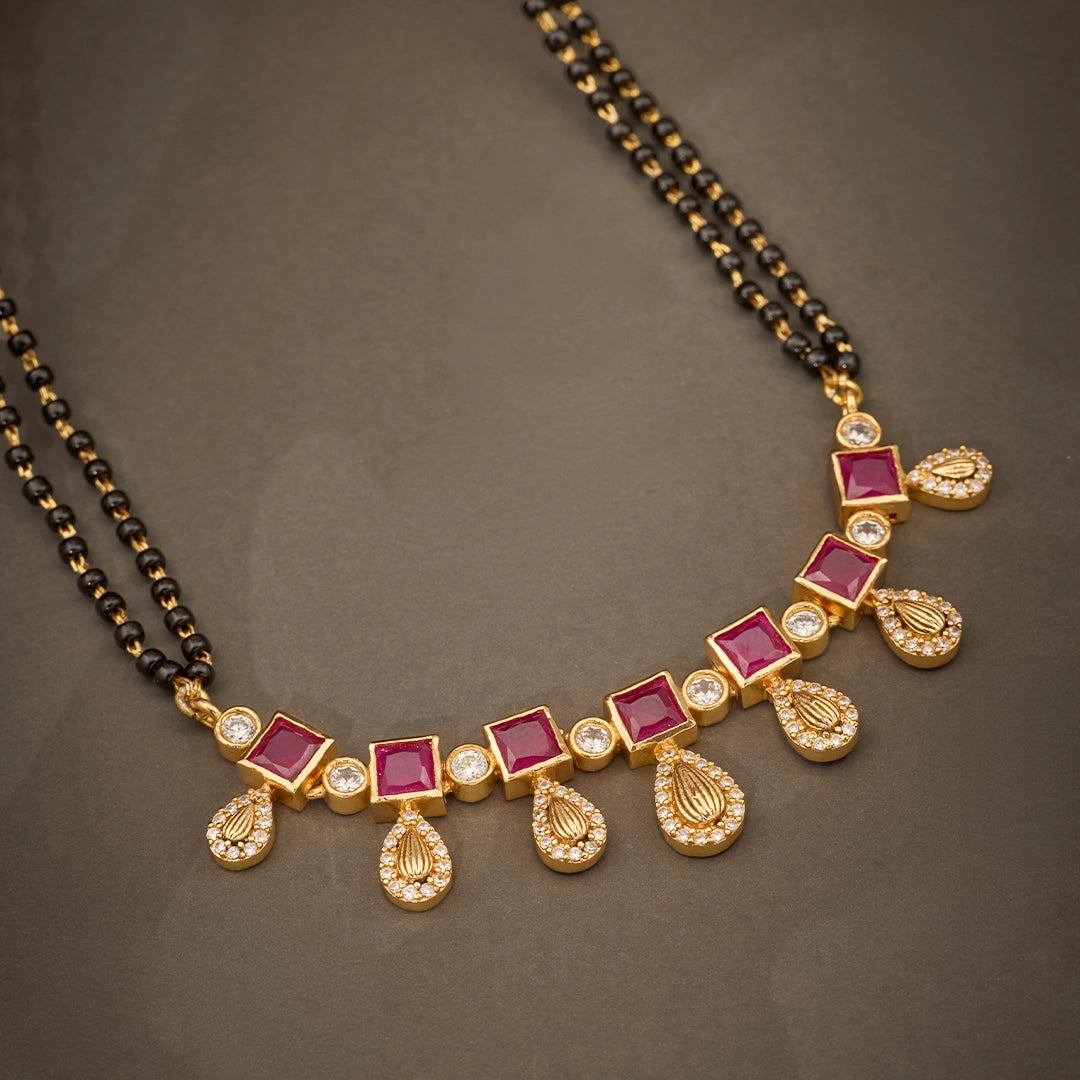 TRADITIONAL RUBY MANGALSUTRA
