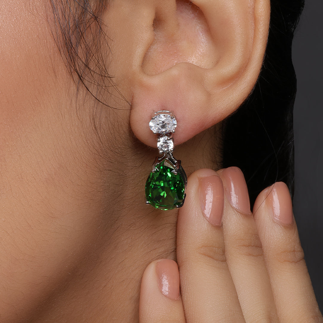 GREEN AURORA SWAROVSKI SET