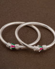 SILVER BLOSSOM BABY BANGLE