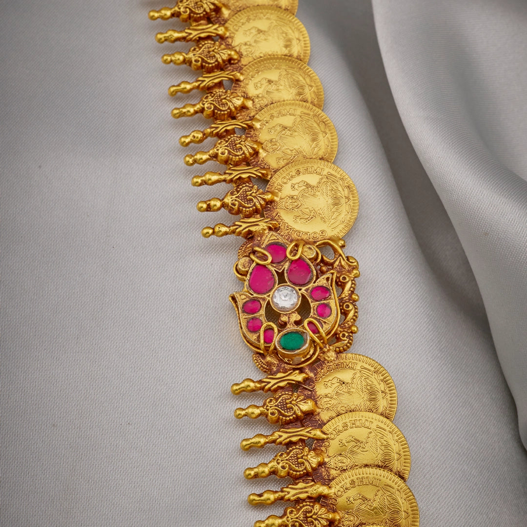 CLASSIC SOUTH INDIAN KASU NECKLACE