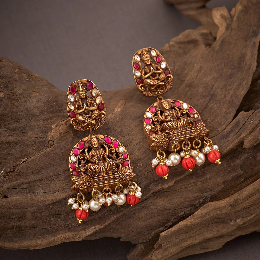 LAKSHMI GRANDEUR STATEMENT EARRINGS