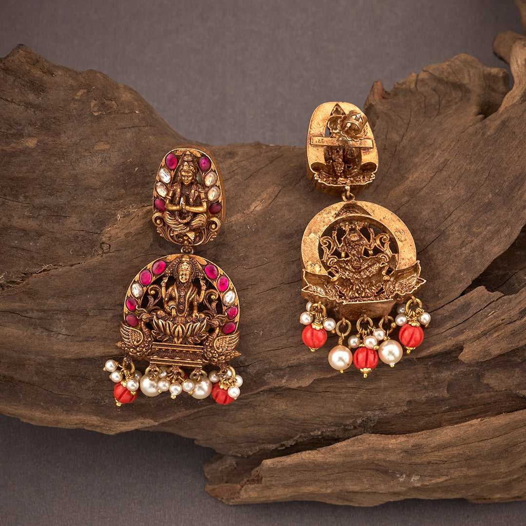 LAKSHMI GRANDEUR STATEMENT EARRINGS