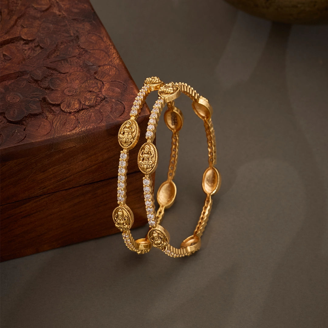 DIVINE LAKSHMI CZ BANGLE