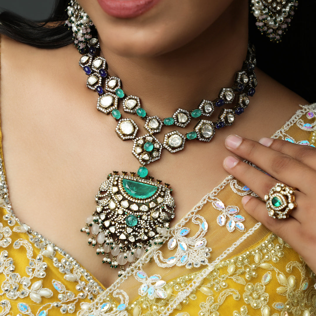 ROYAL STATEMENT VICTORIAN NECKLACE SET