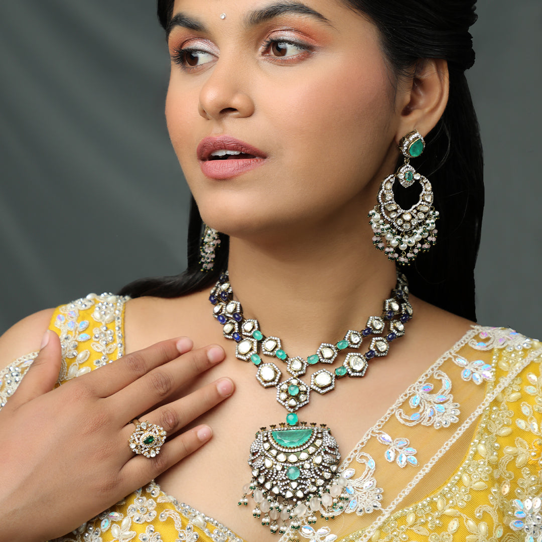 ROYAL STATEMENT VICTORIAN NECKLACE SET