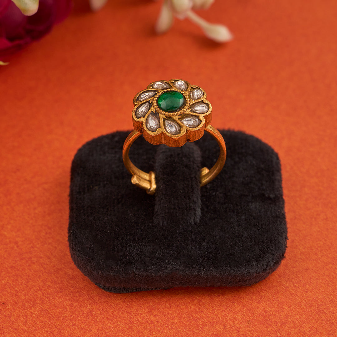 KUNDAN PHOOL RING
