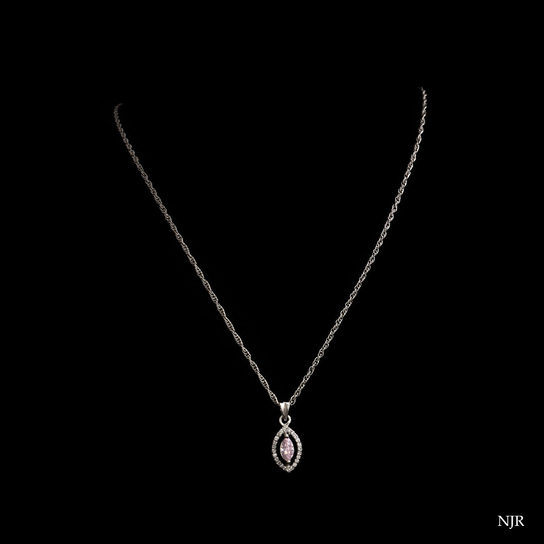 ROSE HALO NECKLACE SET