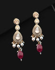 VINTAGE RUBY CHARM NECKLACE SET