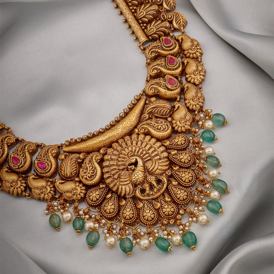 MAYURA TEMPLE NECKLACE