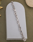 CROSS CURB BRACELET