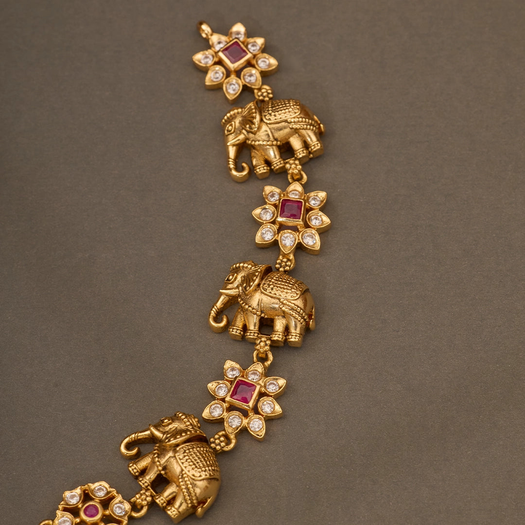 ROYAL GAJA KEMP NECKLACE