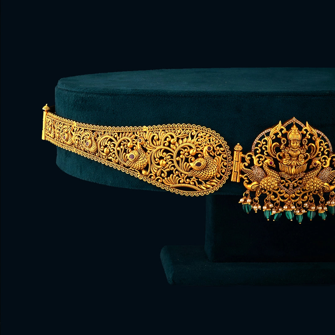 ROYAL MAYURA TEMPLE WAIST BELT