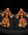 MAHARANI RUBY PEARL JHUMKAS